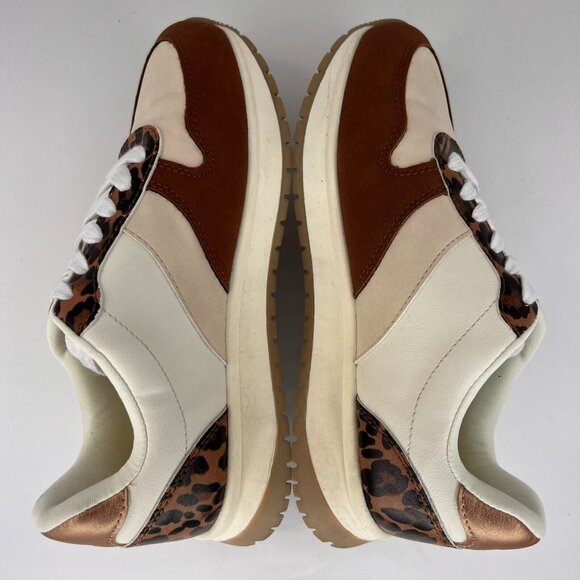 Time And Tru Womens MTT22AC001 Multicolor Leopard Low Top Size 7 Sneakers - Picture 6 of 10